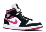 Air Jordan 1 Mid Black Cactus Flower