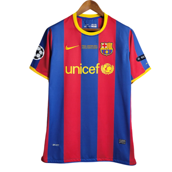 Camiseta Retro Barcelona 10/11 1ª Equipación – Edición Final Champions League