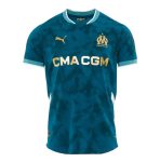 Conjunto Olympique Marsella 24/25 2ª equipación talla niño