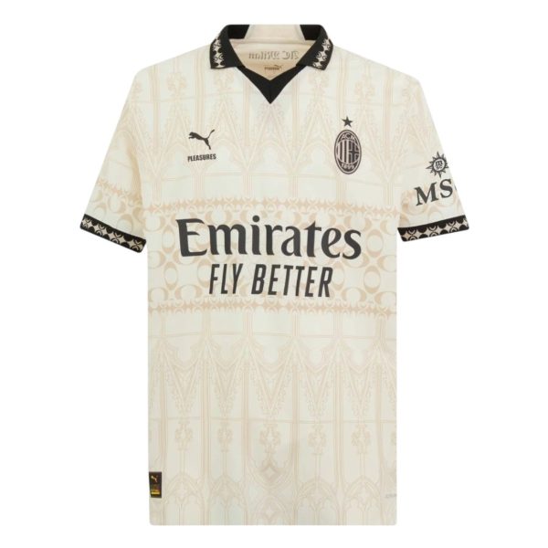 Conjunto AC Milan x Pleasures 24/25 equipación talla niño