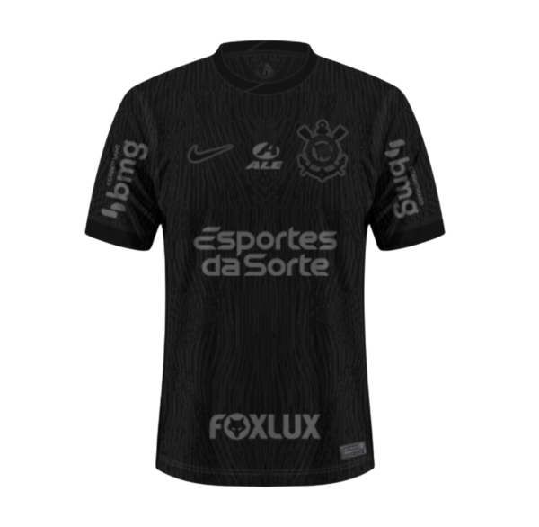 Conjunto Corinthians 24/25 2ª equipación talla niño con sponsors