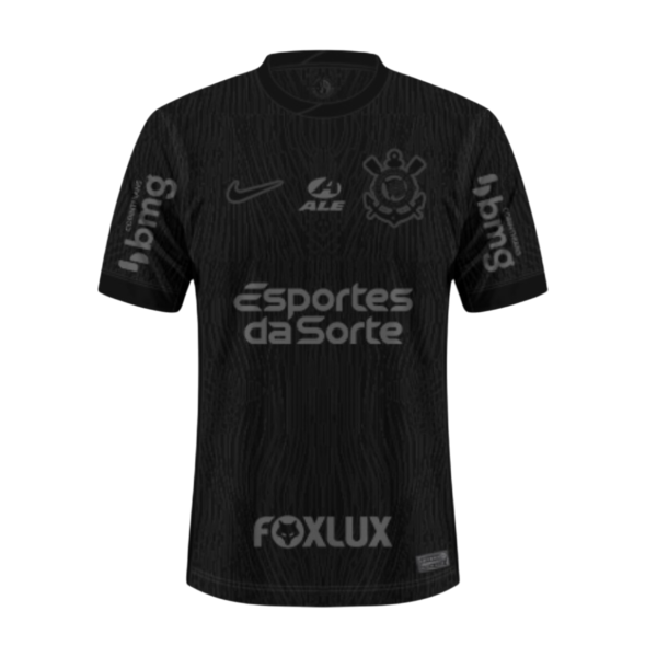 Conjunto Corinthians 24/25 2ª equipación talla niño con sponsors