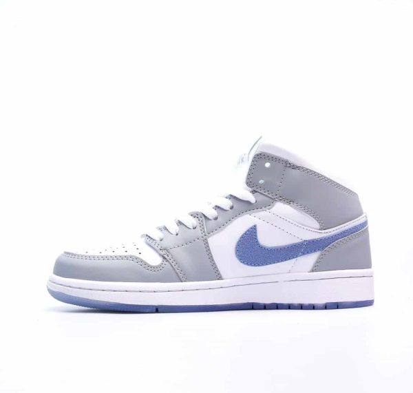 Air Jordan 1 Mid Grey Blue