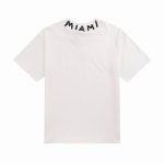 Camiseta Palm Angels Blanca Cuello