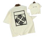 Camiseta Off-White Oversize Crema