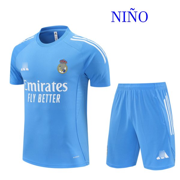 Conjunto de Entrenamiento niño Real Madrid azul