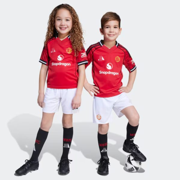 Conjunto Manchester United 25/26 talla niño 1ª equipación