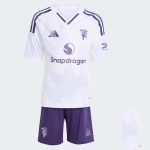 Conjunto Manchester United 25/26 talla niño 2ª equipación