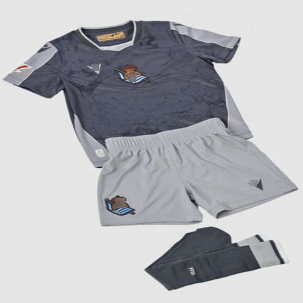 camiseta real sociedad visitante niño 2026