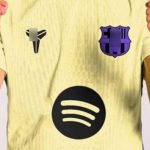 Conjunto FC Barcelona 25/26 talla niño 2ª equipación