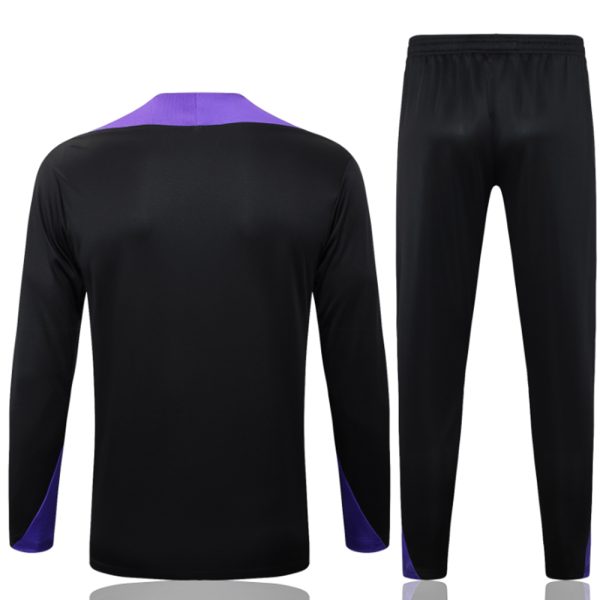 Chándal Negro y Morado Barcelona 25/26 para niño