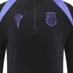 Chándal Negro y Morado Barcelona 25/26 para niño