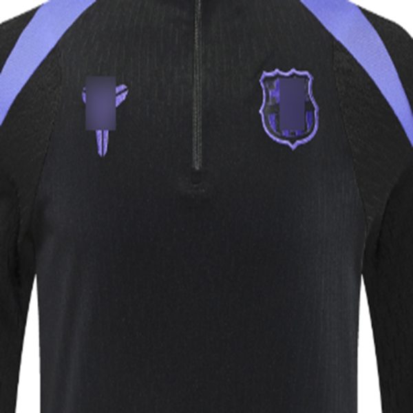 Chándal Negro y Morado Barcelona 25/26 para niño