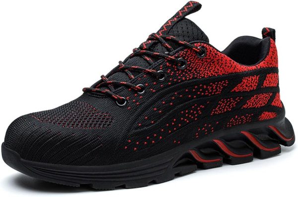 Zapatillas Deportivas Negro y Rojo