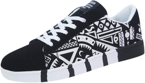 Zapatillas Deportivas Negra y Blanca