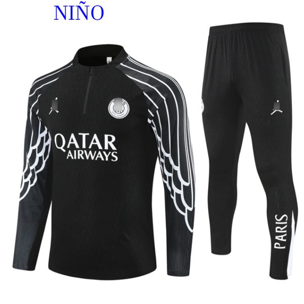 Chándal negro del PSG 2026 para niño