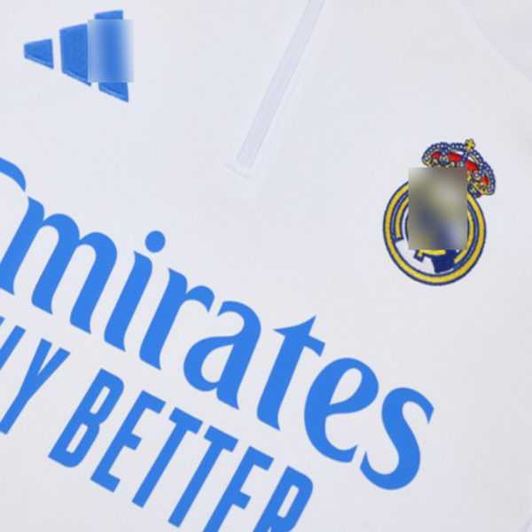 Chándal Real Madrid Blanco y Azul 25/26 para niño